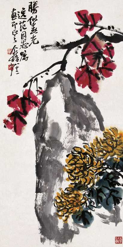 王个簃 胜似春光 立轴
